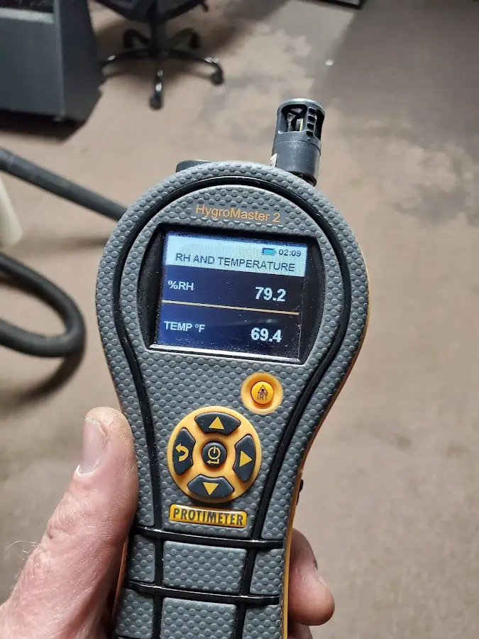Moisture meter humidity assessment for Mold Remediation & Removal in Seward