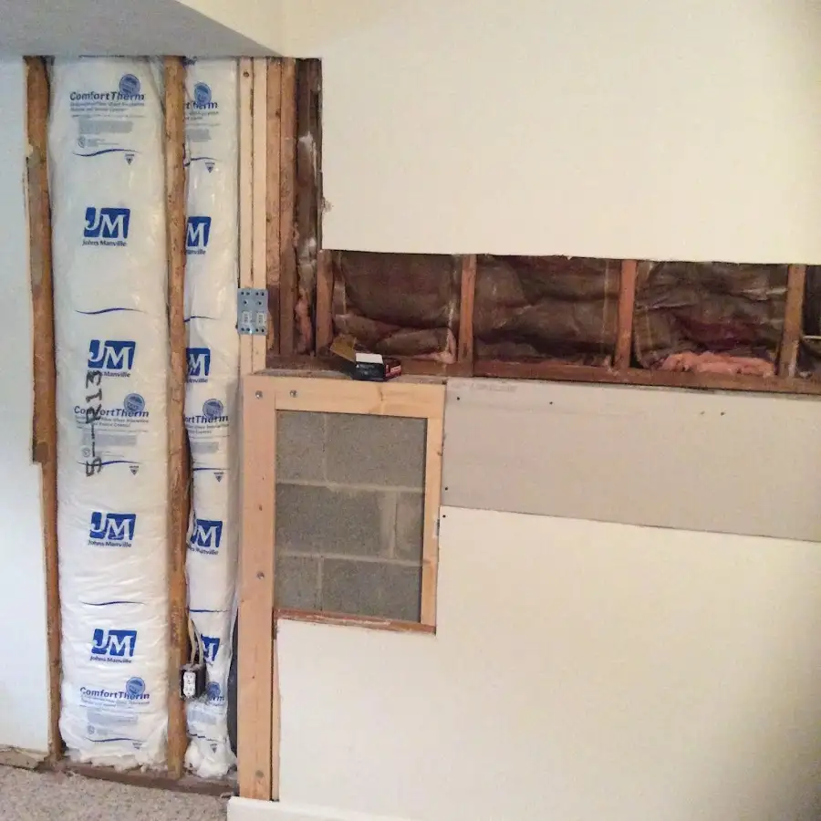 Wall insulation replacement during Contents Cleaning & Restoration in Seward